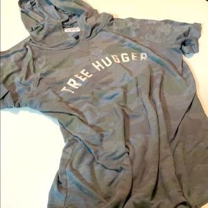 Tree Hugger Hooded Tee - L